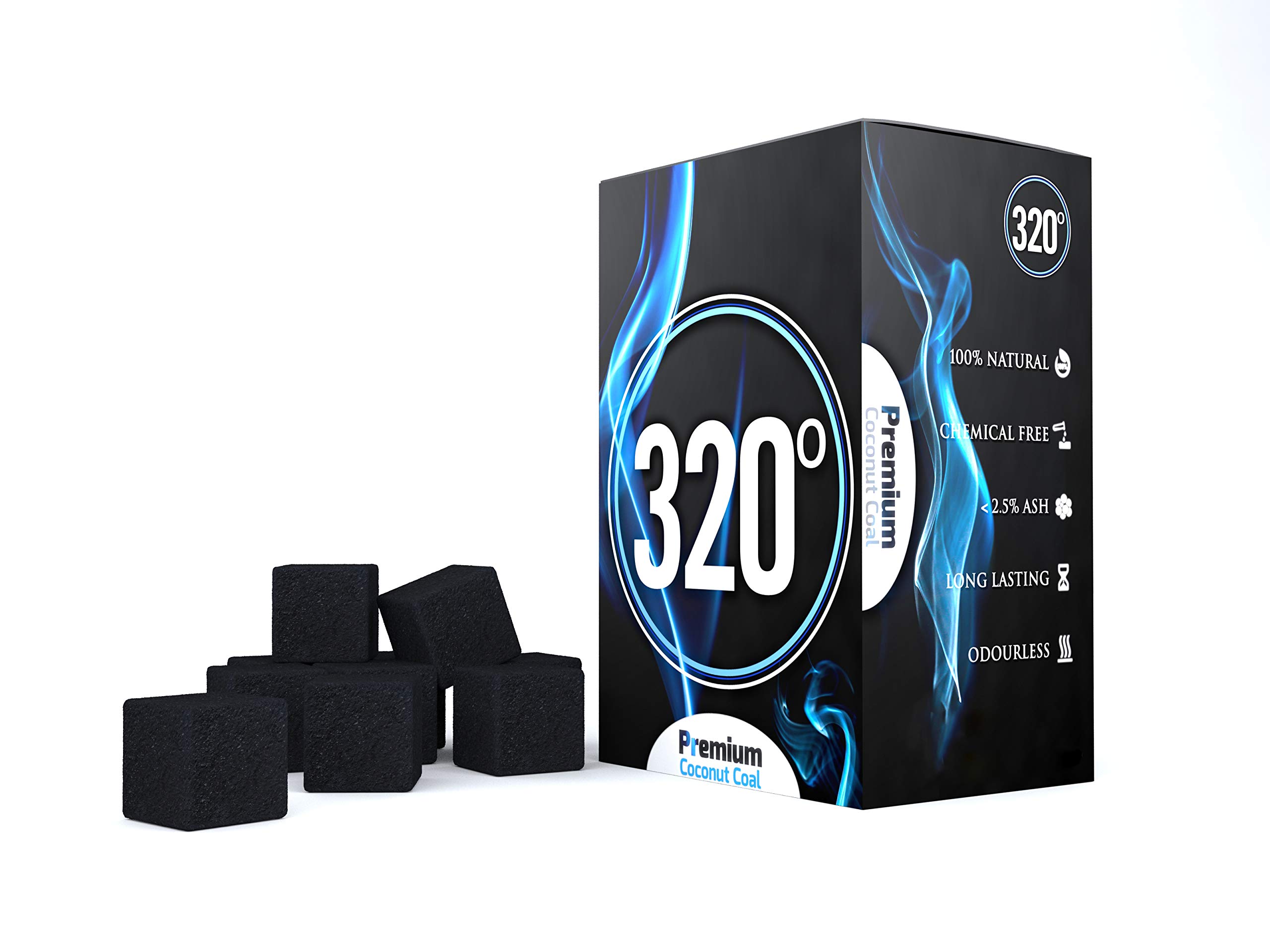 Natural coconut shell charcoal